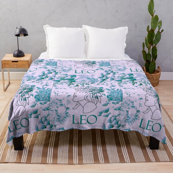 Aperçu de l'œuvre Lion Zodiac Aqua Vintage Fantasy Design Horoscope Design créée et vendue par NihaCollection.