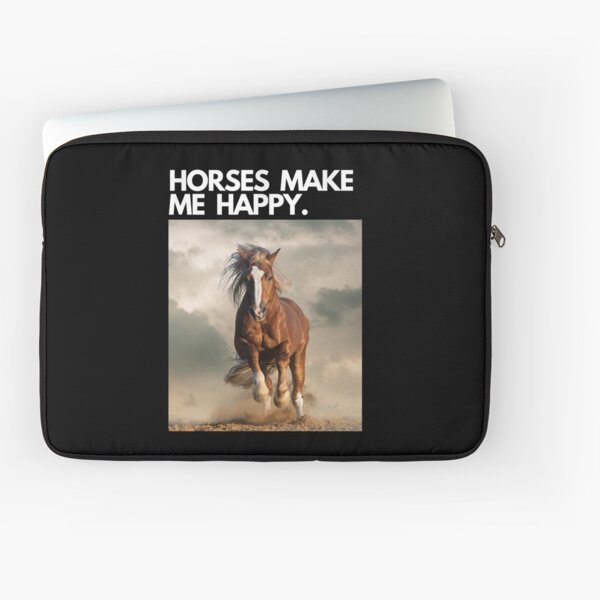 Aperçu de l'œuvre LES CHEVAUX ME RENDENT HEUREUX. créée et vendue par SPDguy.
