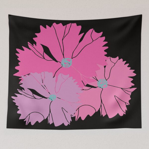 Item preview, Beautiful Violet Malva Flower Plant Design designed and sold by delohill.