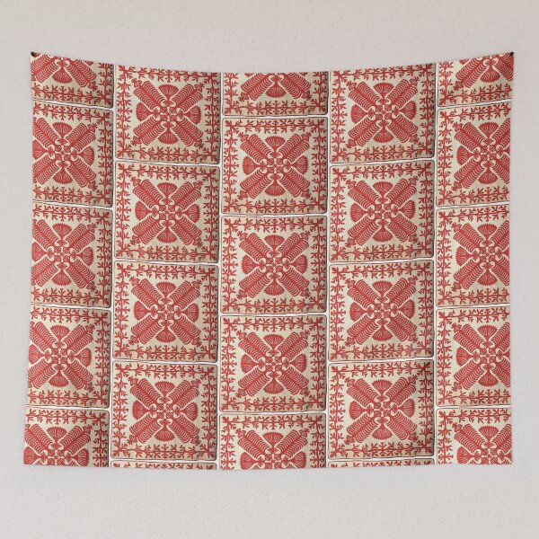 Item preview, Queen Kapi'olani Fan Quilt designed and sold by northshoresign.