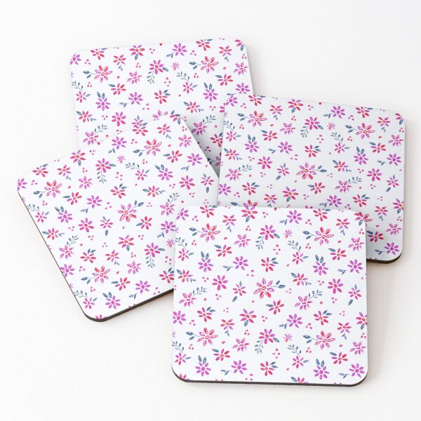 Item preview, Watercolor Ditzy Floral Fuchsia designed and sold by pear-la.