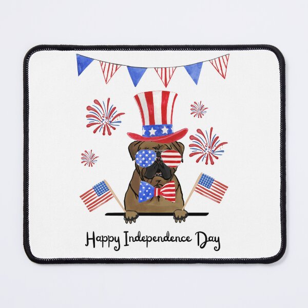 Item preview, America dog Happy Independence Day July 4th designed and sold by atevern.