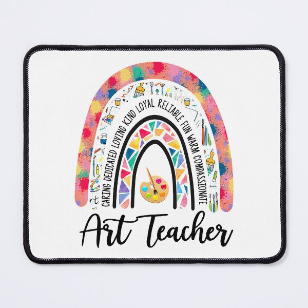 Item preview, Art Teacher Rainbow Caring Dedicated Loving Vintage designed and sold by PrincessBrogan.
