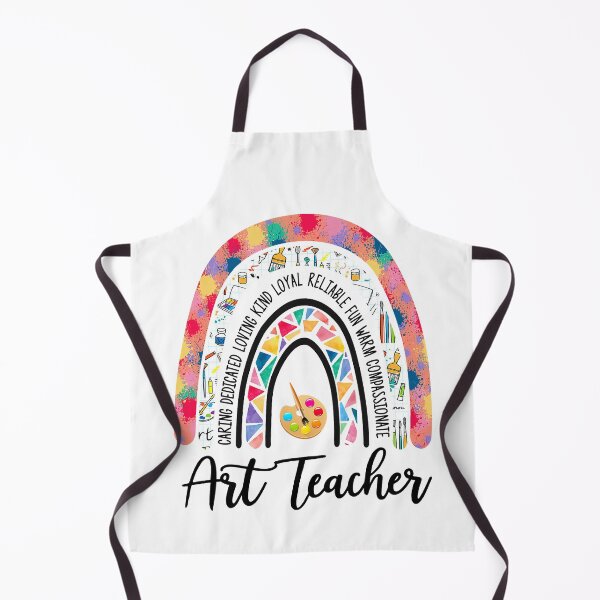 Item preview, Art Teacher Rainbow Caring Dedicated Loving Vintage designed and sold by PrincessBrogan.
