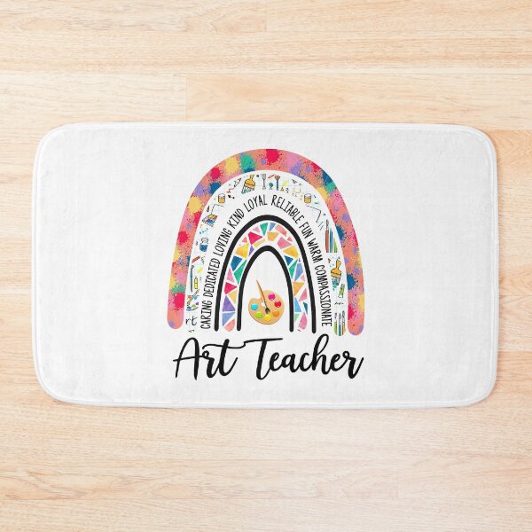 Item preview, Art Teacher Rainbow Caring Dedicated Loving Vintage designed and sold by PrincessBrogan.