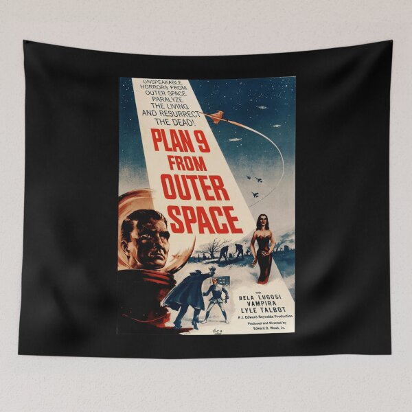 Item preview, Plan 9 From Outer Space Retro Movie Pop Culture Art Classic . designed and sold by smithisidor.