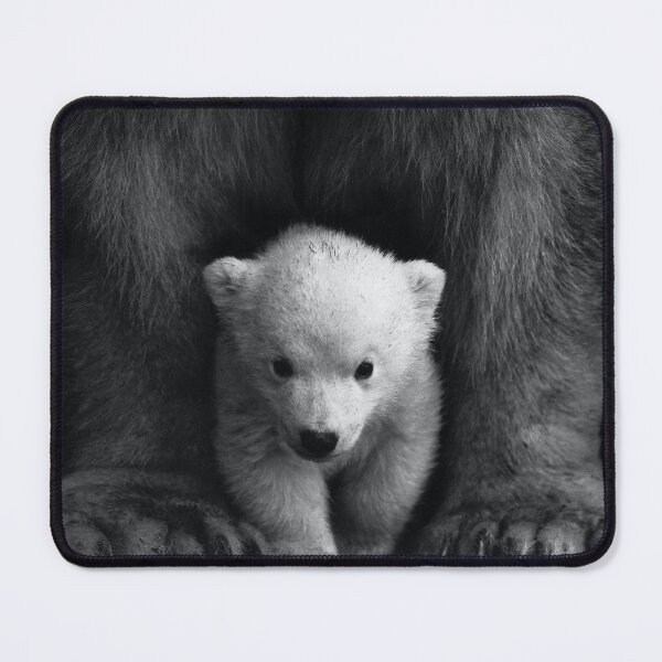 Item preview, Polar Bear Cub in Mother Arms designed and sold by TheWildFlix.