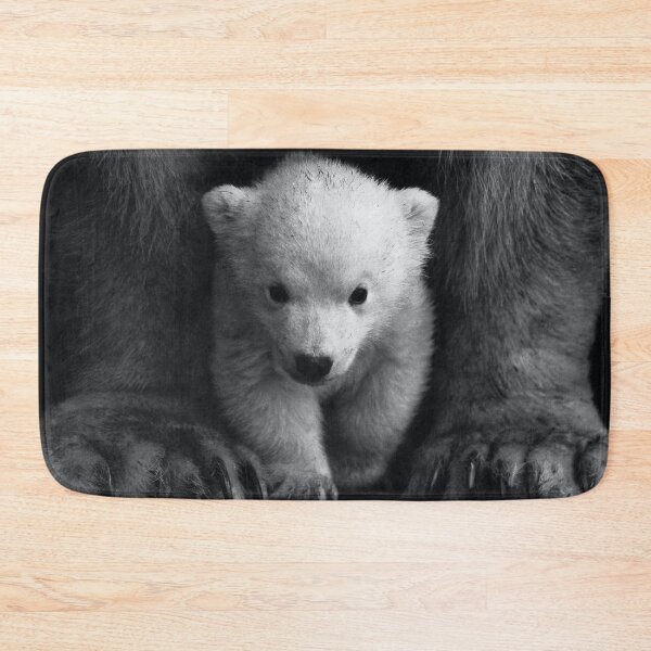 Item preview, Polar Bear Cub in Mother Arms designed and sold by TheWildFlix.