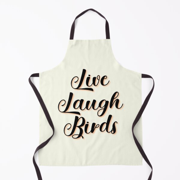 Item preview, Live Laugh Birds - Colorful Retro Typography | Funny Birds Memes designed and sold by Delandor.