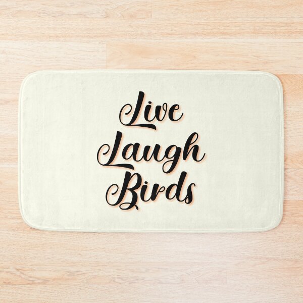 Item preview, Live Laugh Birds - Colorful Retro Typography | Funny Birds Memes designed and sold by Delandor.