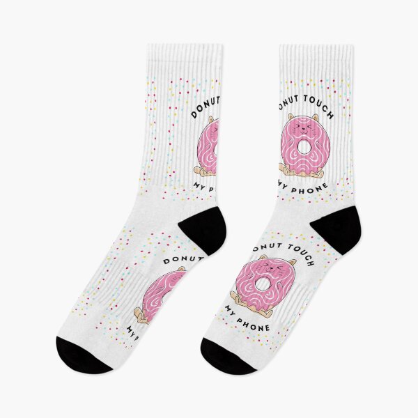 Item preview, Donut Touch My Phone Funny Gift For Men Women Boys Girls designed and sold by JooArtPrints  ★★★★★.