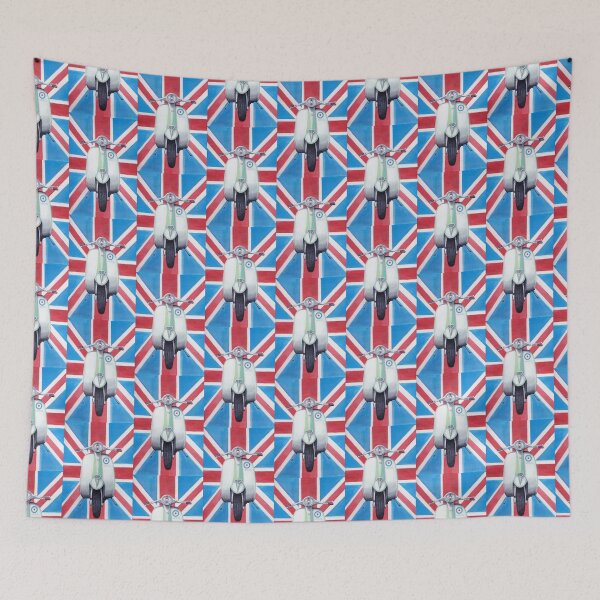 Item preview, Scooter on Union Jack designed and sold by Andy  Housham.