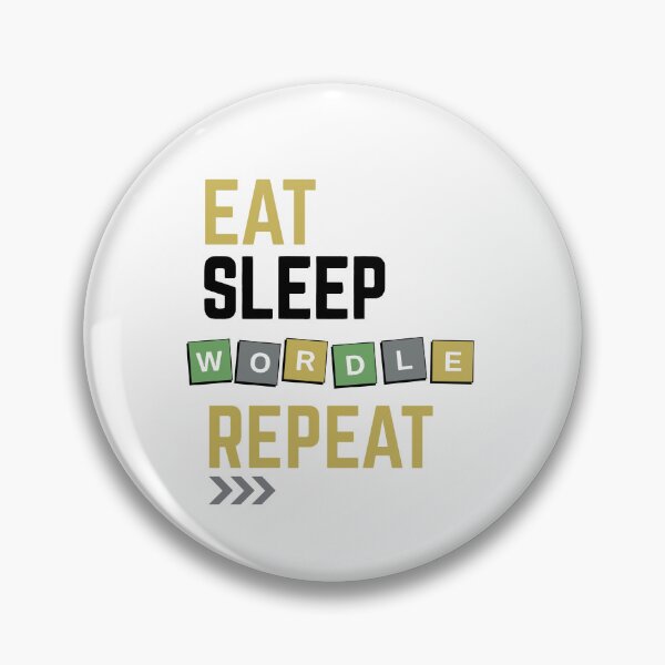 Item preview, Eat Sleep Wordle designed and sold by SweetThreads79.