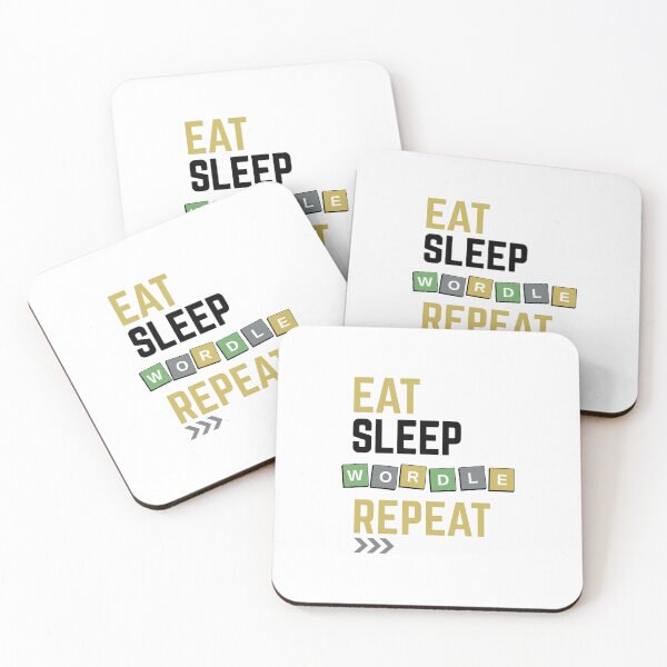 Item preview, Eat Sleep Wordle designed and sold by SweetThreads79.