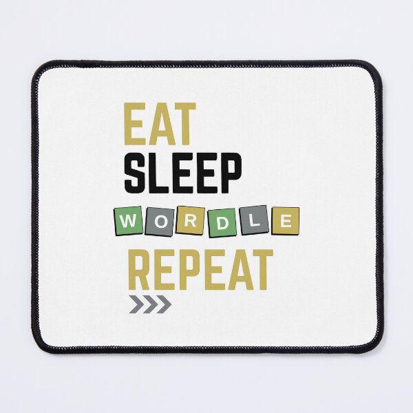 Item preview, Eat Sleep Wordle designed and sold by SweetThreads79.