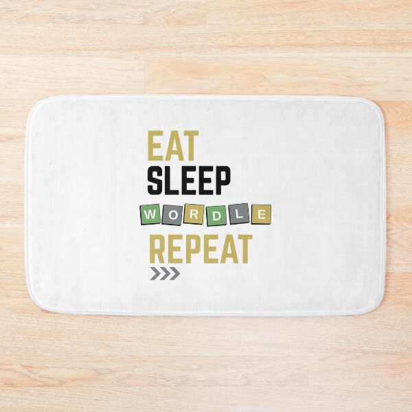 Item preview, Eat Sleep Wordle designed and sold by SweetThreads79.