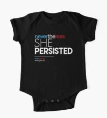 Trotzdem beharrte sie (gib niemals auf) Baby Body Kurzarm