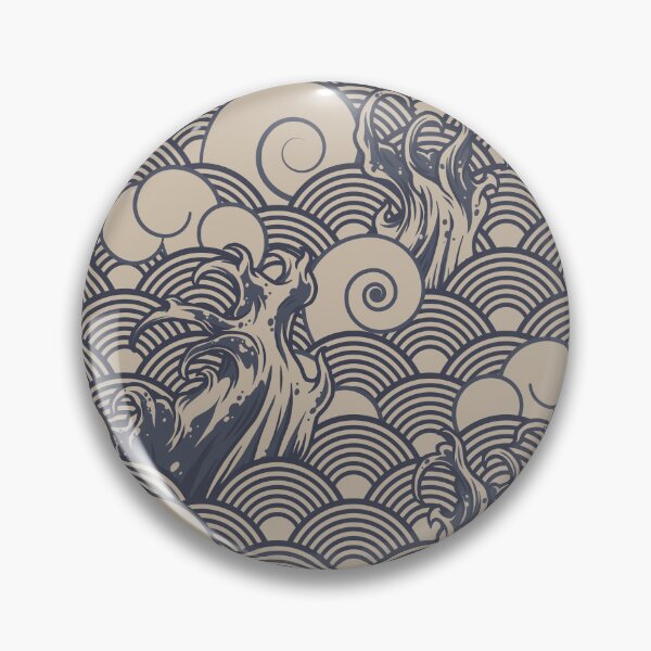 Item preview, Vintage Japanese Waves designed and sold by Vector Scout Lab.