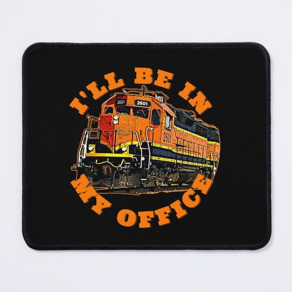 Item preview, I'll Be In My Office Diesel Locomotive for Train Driver Railroad Worker or Railroad Modeller. designed and sold by TheTrainRoom.