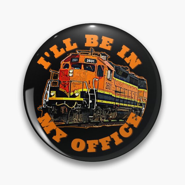 Item preview, I'll Be In My Office Diesel Locomotive for Train Driver Railroad Worker or Railroad Modeller. designed and sold by TheTrainRoom.