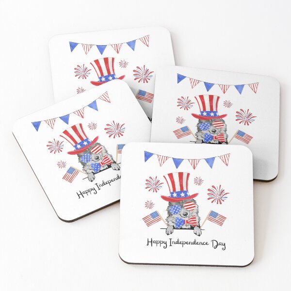 Item preview, America dog Happy Independence Day July 4th designed and sold by atevern.