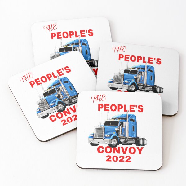 Item preview, The People's Convoy American Truck Freedom  designed and sold by Rafa_Borroto  -.