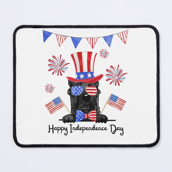 Item preview, America dog Happy Independence Day July 4th designed and sold by atevern.