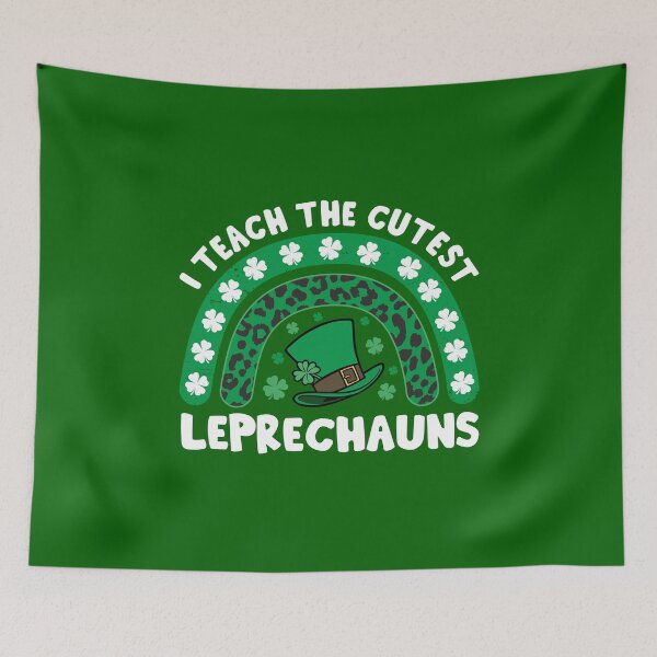 Item preview, I Teach The Cutest Leprechauns teacher St Patrick's Day School Costume Shamrock  designed and sold by alenaz.