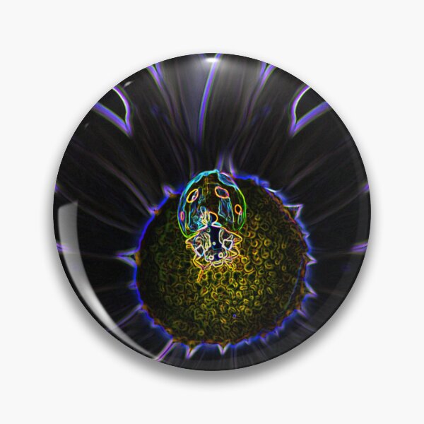 Item preview, Pop art neon ladybug neon happiness designed and sold by Your Happy Life.