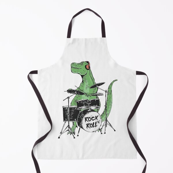 Item preview, Rock n Roll Dinosaur On Drums designed and sold by SweetThreads79.