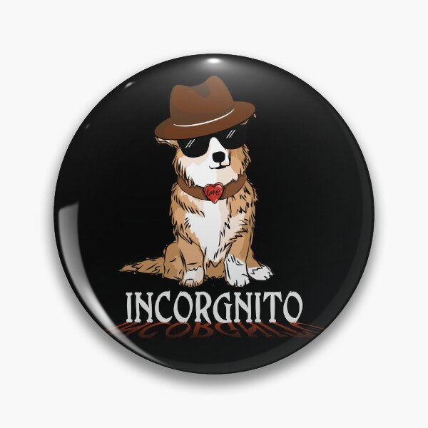 Item preview, Incorgnito corgi dog waring hat and sunglasses funny  designed and sold by alenaz.