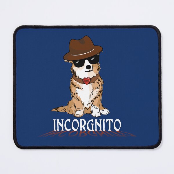 Item preview, Incorgnito corgi dog waring hat and sunglasses funny  designed and sold by alenaz.