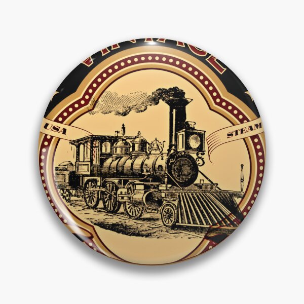 Item preview, Vintage Railroads Historic Old Steam Engine Train for Railroad Enthusiast  designed and sold by TheTrainRoom.