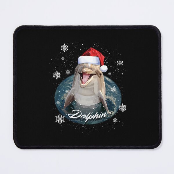 Item preview, Happy Dolphin Sea Animal Christmas Santa Hat designed and sold by Barnissim.