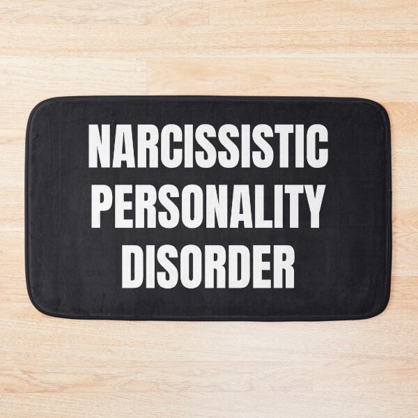 Item preview, Narcissistic Personality Disorder in white designed and sold by Creative Life.