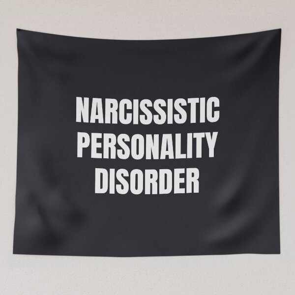 Item preview, Narcissistic Personality Disorder in white designed and sold by Creative Life.