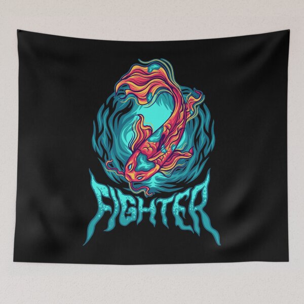 Item preview, Rezami Art Desing for Chinese Animal Products- FIGHTER Fish yinyang Classic . designed and sold by smithisidor.
