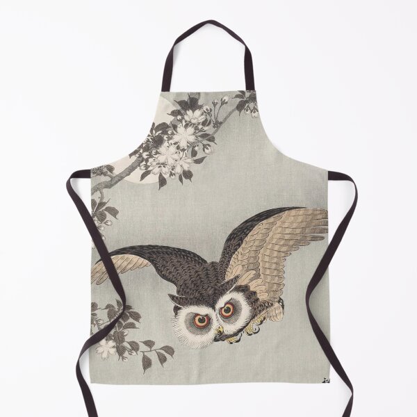 Item preview, Japanese Vintage Art (Owl And Moon) designed and sold by Pendy777.