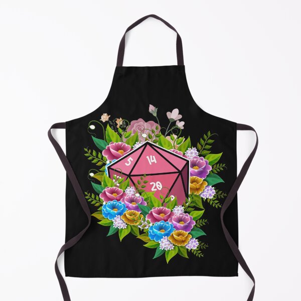 Item preview, Plant Lovers Polyhedral D20 Dice, for plant flower lovers designed and sold by fatydesignspace.