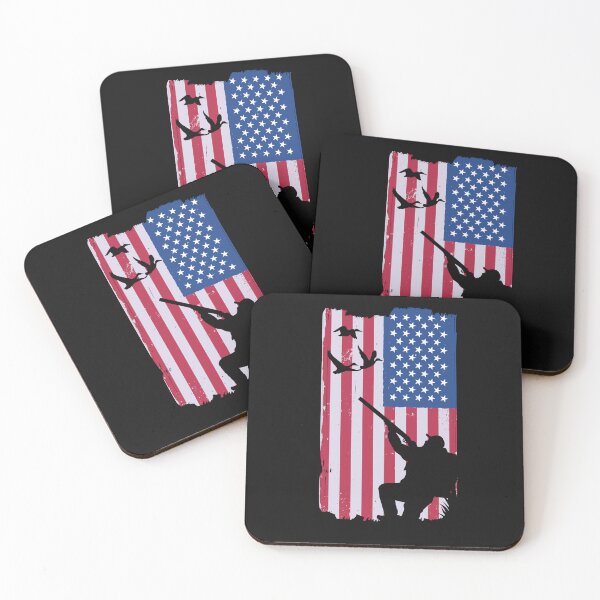 Item preview, Cool Distressed Duck Hunting American Flag designed and sold by Click-Like.