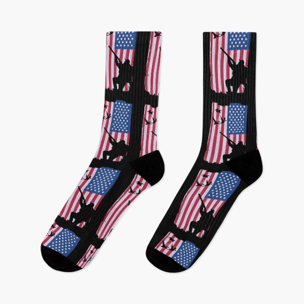 Item preview, Cool Distressed Duck Hunting American Flag designed and sold by Click-Like.