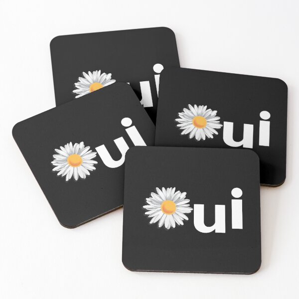 Item preview, Oui Quebec Referendum 1995 red poster sticker with daisy flower marguerite Qc PQ Québec french Yes C designed and sold by michelleeir.