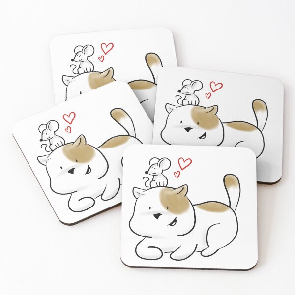 Item preview, cat and mouse friendship designed and sold by chrisbats.