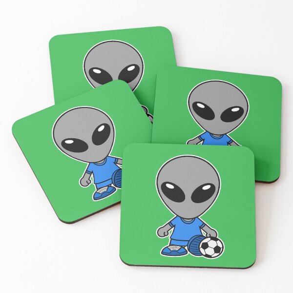 Item preview, Space Alien Playing Soccer / Football  designed and sold by SpaceAlienTees.