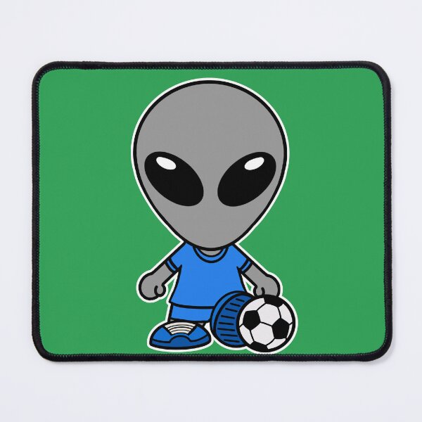 Item preview, Space Alien Playing Soccer / Football designed and sold by SpaceAlienTees.