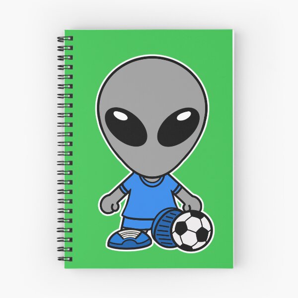 Item preview, Space Alien Playing Soccer / Football  designed and sold by SpaceAlienTees.