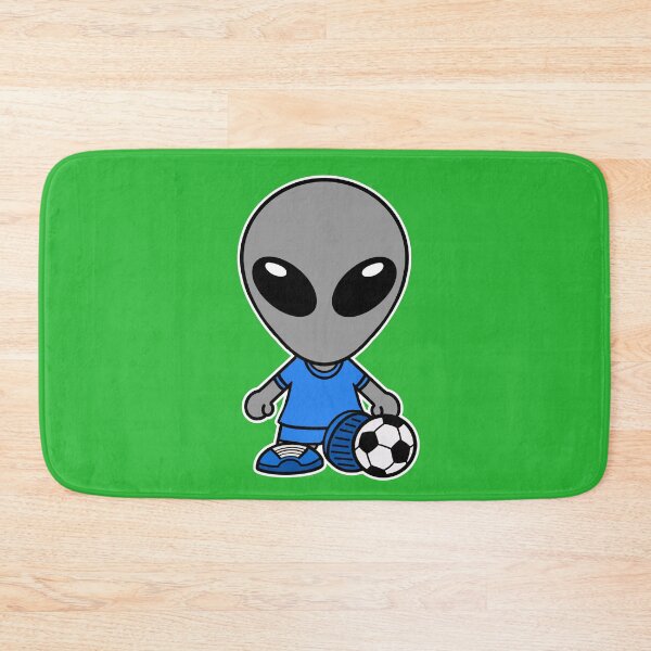 Item preview, Space Alien Playing Soccer / Football  designed and sold by SpaceAlienTees.
