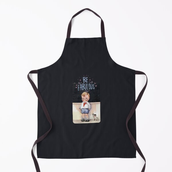 Item preview, Old Time School Boy with Puppy and "Be Fabulous" designed and sold by OpenED360.