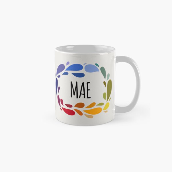 Artikel-Vorschau von Mae Name Süßes buntes Geschenk namens Mae, designt und verkauft von kindxinn.
