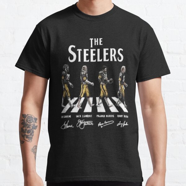 The Steelers Walking Abbey Road Signatures Pittsburgh T Shirt